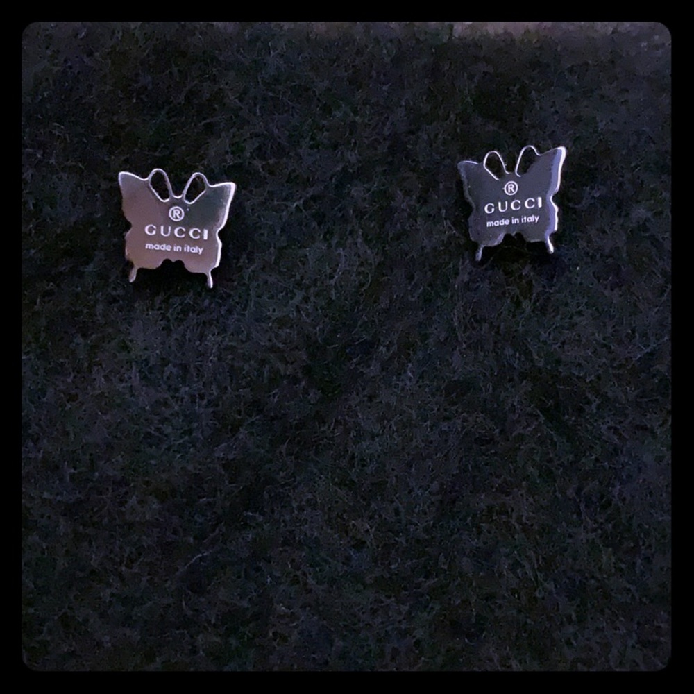 New Authentic Gucci Butterfly Earrings